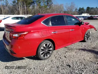 2017 Nissan Sentra SR with VIN 3N1AB7AP6HY260068, listed as a Copart auction lot 47609675 with 73,911 mi miles and Salvage Title. Bid and sale history available at DreamBid. Image 3.