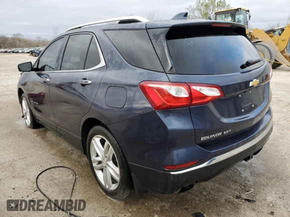 2018 Chevrolet Equinox Premier with VIN 3GNAXNEX8JS511783, listed as a Copart auction lot 51226085 with 167,938 mi miles and Salvage Title. Bid and sale history available at carsss.com. Image 2.