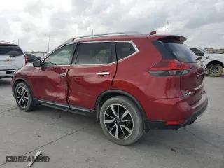 2019 Nissan Rogue SL with VIN 5N1AT2MTXKC764138, listed as a Copart auction lot 49223165 with 117,851 mi miles and Salvage Title. Bid and sale history available at carsss.com. Image 2.