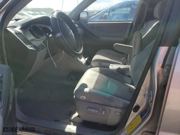 2004 Toyota Highlander with VIN JTEEP21A740038833, listed as a Copart auction lot 47662575 with 0 mi miles and Salvage Title. Bid and sale history available at carsss.com. Image 7.