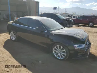 2013 Audi A4 Prestige with VIN WAUKFAFL2DA181758, listed as a Copart auction lot 76273414 with 106,684 mi miles and Salvage Title. Bid and sale history available at carsss.com. Image 4.
