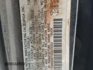 2003 Toyota Tacoma PreRunner с VIN 5TEGN92N73Z225002, выставлен на аукционе Copart как лот 58038845 с пробегом 306 419 миль миль и Списание • Salvage title. История ставок и продаж доступна на DreamBid. Изображение 13.
