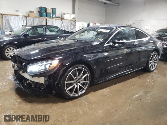 2019 Mercedes-Benz S-Class S 560 with VIN WDDXJ8GB5KA035797, listed as a Copart auction lot 45275365 with 25,799 mi miles and Salvage Title. Bid and sale history available at carsss.com. Image 1.