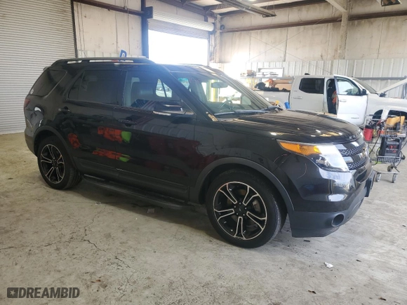2015 Ford Explorer Sport with VIN 1FM5K8GT9FGA34660, listed as a Copart auction lot 82204364 with 93,649 mi miles and Salvage Title. Bid and sale history available at carsss.com. Image 4.