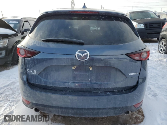 2021 Mazda CX-5 Touring with VIN JM3KFBCM0M0395988, listed as a Copart auction lot 45539925 with 39,889 mi miles and Salvage Title. Bid and sale history available at carsss.com. Image 6.