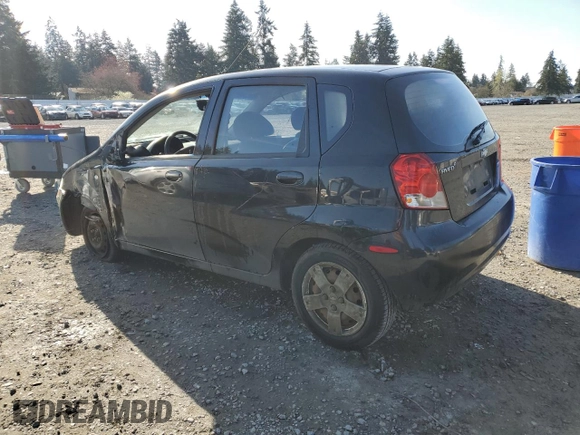 2008 Chevrolet Aveo LS with VIN KL1TD66608B164419, listed as a Copart auction lot 51552215 with 158,791 mi miles and Salvage Title. Bid and sale history available at DreamBid. Image 2.