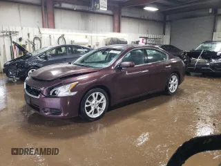2014 Nissan Maxima 3.5 S with VIN 1N4AA5AP7EC447222, listed as a Copart auction lot 47826195 with 108,739 mi miles and Salvage Title. Bid and sale history available at carsss.com. Image 1.