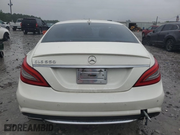 2012 Mercedes-Benz CLS 550 with VIN WDDLJ7DB1CA025721, listed as a Copart auction lot 58651035 with 234,442 mi miles and Salvage title. Bid and sale history available at DreamBid. Image 6.