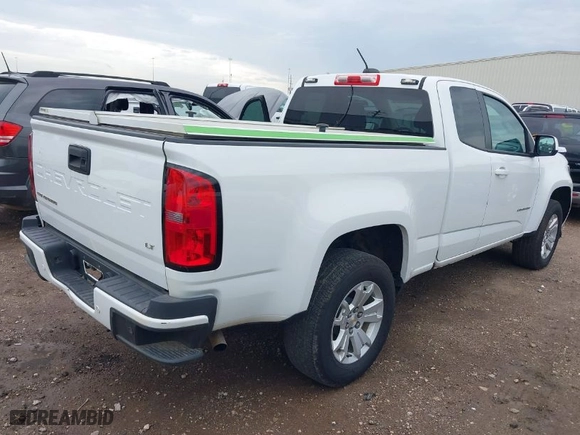 2022 Chevrolet Colorado 2WD LT with VIN 1GCHSCEA3N1210741, listed as a IAAI auction lot 41913320 with 126,197 mi miles. Bid and sale history available at carsss.com. Image 4.