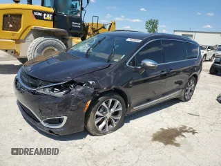 2017 Chrysler Pacifica Limited с VIN 2C4RC1GG8HR525249, выставлен на аукционе Copart как лот 55576455 с пробегом 201 850 миль миль и Списание • Salvage title. История ставок и продаж доступна на DreamBid. Изображение 1.