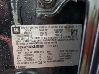 2012 Chevrolet Captiva Sport LS z VIN 3GNAL2EK9CS625888, wystawiony jako Copart lot #58384425 z przebiegiem 177 195 mil mil oraz Szkoda całkowita • Salvage title. Historia ofert i sprzedaży dostępna na DreamBid. Obrazek 13.
