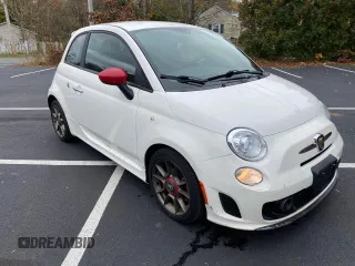 2013 FIAT 500 Abarth z VIN 3C3CFFFH1DT573319, wystawiony jako Copart lot #56000825 z przebiegiem 153 722 mil mil oraz Tytuł czysty. Historia ofert i sprzedaży dostępna na DreamBid. Obrazek 1.