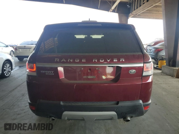 2016 Land Rover Range Rover Sport HSE with VIN SALWR2KF4GA642988, listed as a Copart auction lot 63613875 with 112,813 mi miles and Clean title. Bid and sale history available at DreamBid. Image 6.