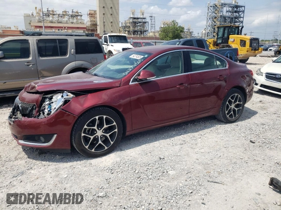 2017 Buick Regal Sport Touring with VIN 2G4GL5EXXH9105523, listed as a Copart auction lot 54274505 with 164,590 mi miles and Salvage Title. Bid and sale history available at DreamBid. Image 1.