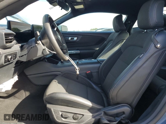 2024 Ford Mustang EcoBoost with VIN 1FA6P8THXR5107004, listed as a Copart auction lot 56758395 with 25,322 mi miles and Salvage title. Bid and sale history available at DreamBid. Image 7.