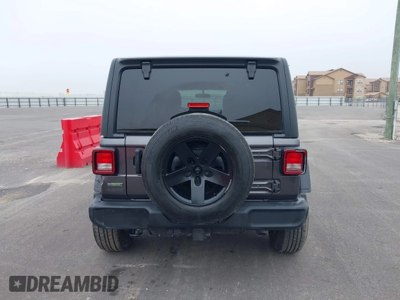 2021 Jeep Wrangler Unlimited Willys with VIN 1C4HJXDM4MW825094, listed as a IAAI auction lot 41515794 with 41,653 mi miles and . Bid and sale history available at DreamBid. Image 16.