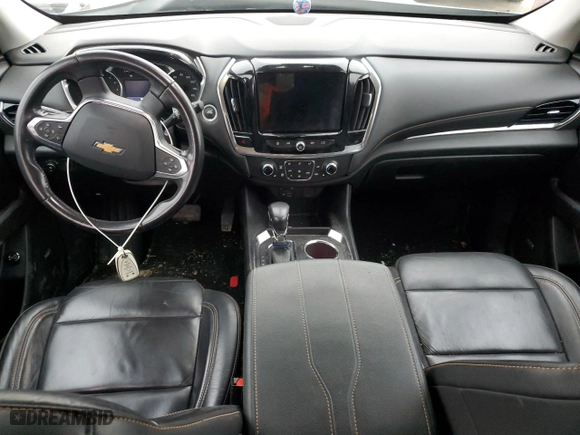 2021 Chevrolet Traverse LT Leather with VIN 1GNERHKW0MJ217454, listed as a Copart auction lot 43602785 with 96,733 mi miles and Salvage Title. Bid and sale history available at carsss.com. Image 8.
