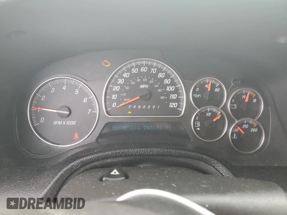 2007 GMC Envoy SLT with VIN 1GKDT13S272265100, listed as a Copart auction lot 73136264 with 245,198 mi miles and Salvage Title. Bid and sale history available at carsss.com. Image 9.