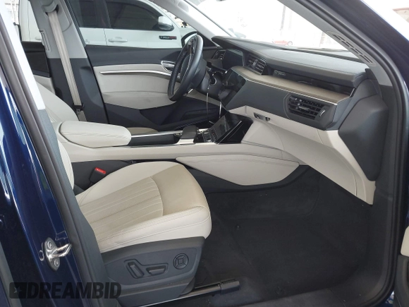 2021 Audi e-tron Premium Plus with VIN WA1LAAGE4MB038563, listed as a IAAI auction lot 42422063 with 31,645 mi miles and . Bid and sale history available at DreamBid. Image 5.