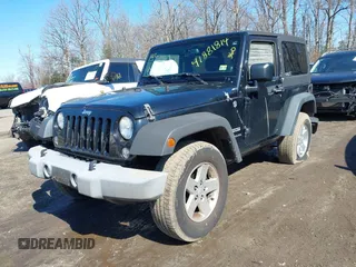 2014 Jeep Wrangler Sport with VIN 1C4AJWAG1EL314651, listed as a IAAI auction lot 41881814 with 222,483 mi miles and . Bid and sale history available at carsss.com. Image 17.