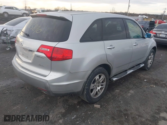 2009 Acura MDX Tech Pkg with VIN 2HNYD28669H517849, listed as a IAAI auction lot 41483890 with 214,096 mi miles. Bid and sale history available at carsss.com. Image 4.