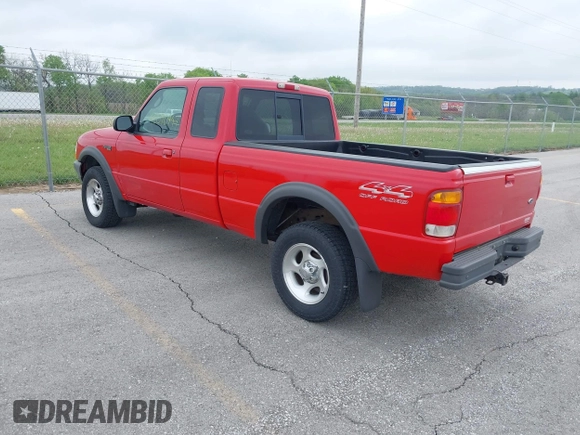 1998 Ford Ranger XL with VIN 1FTZR15X1WPB48716, listed as a IAAI auction lot 42090447 with 163,165 mi miles. Bid and sale history available at carsss.com. Image 3.