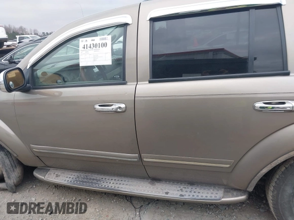 2005 Dodge Durango Limited with VIN 1D8HD58D15F518202, listed as a IAAI auction lot 41430100 with 223,338 mi miles and . Bid and sale history available at DreamBid. Image 15.