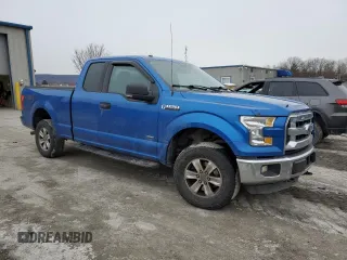 2015 Ford F-150 XLT with VIN 1FTEX1EP0FFB04300, listed as a Copart auction lot 44989295 with 89,650 mi miles and Salvage Title. Bid and sale history available at carsss.com. Image 4.