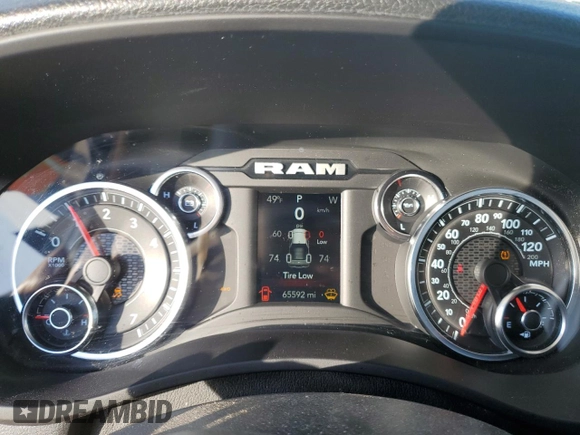 2022 Ram 2500 Tradesman with VIN 3C6MR5AJ9NG105996, listed as a Copart auction lot 48673215 with 65,592 mi miles and Non Repairable. Bid and sale history available at carsss.com. Image 9.