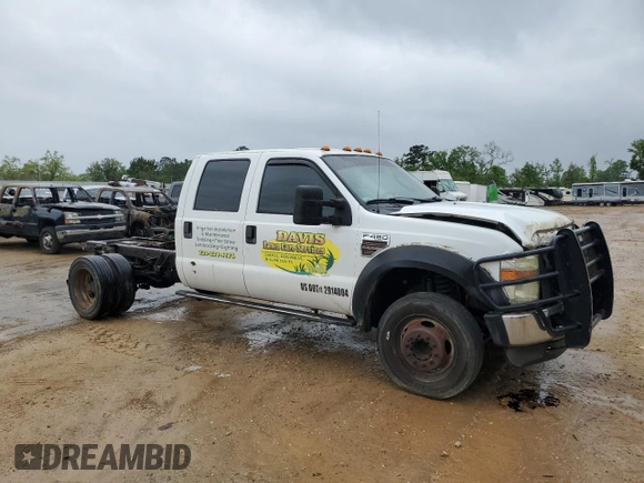 2010 Ford F-450 with VIN 1FDAW4GR9AEA90411, listed as a Copart auction lot 49918415 with 165,870 mi miles and Salvage title. Bid and sale history available at DreamBid. Image 4.