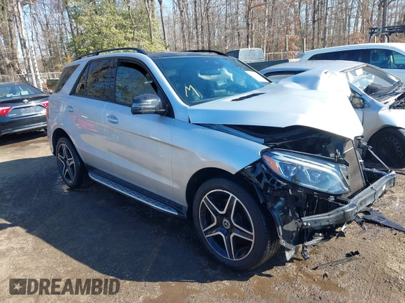 2018 Mercedes-Benz GLE 350 with VIN 4JGDA5HB0JB179045, listed as a IAAI auction lot 41386930 with Not Provided miles and . Bid and sale history available at DreamBid. Image 1.