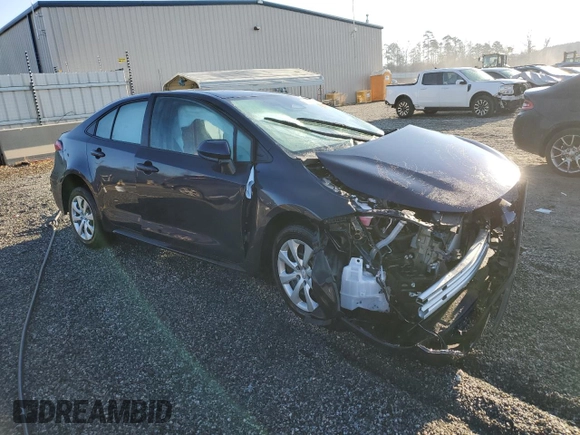 2025 Toyota Corolla LE with VIN 5YFB4MDE7SP255764, listed as a Copart auction lot 46732785 with 0 mi miles and Salvage Title. Bid and sale history available at carsss.com. Image 4.