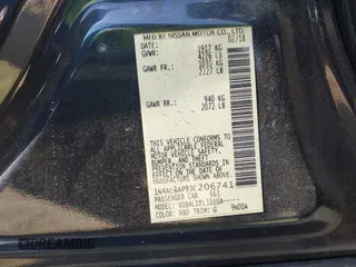 2018 Nissan Altima S with VIN 1N4AL3AP9JC206741, listed as a IAAI auction lot 41898262 with 76,310 mi miles and . Bid and sale history available at DreamBid. Image 9.