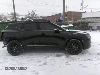 2022 Chevrolet Blazer RS with VIN 3GNKBKRS4NS171473, listed as a IAAI auction lot 41345128 with 33,093 mi miles and . Bid and sale history available at DreamBid. Image 14.