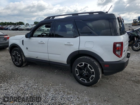 2024 Ford Bronco Sport Outer Banks z VIN 3FMCR9C64RRF18760, wystawiony jako Copart lot #58146365 z przebiegiem 12 446 mil mil oraz Szkoda całkowita • Salvage title. Historia ofert i sprzedaży dostępna na DreamBid. Obrazek 2.