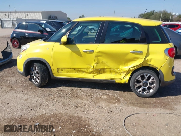 2014 FIAT 500L Trekking with VIN ZFBCFADH3EZ013347, listed as a IAAI auction lot 41551204 with 96,679 mi miles and . Bid and sale history available at DreamBid. Image 14.