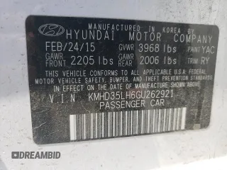 2016 Hyundai Elantra GT with VIN KMHD35LH6GU262921, listed as a Copart auction lot 49287884 with 85,865 mi miles and Salvage Title. Bid and sale history available at carsss.com. Image 12.