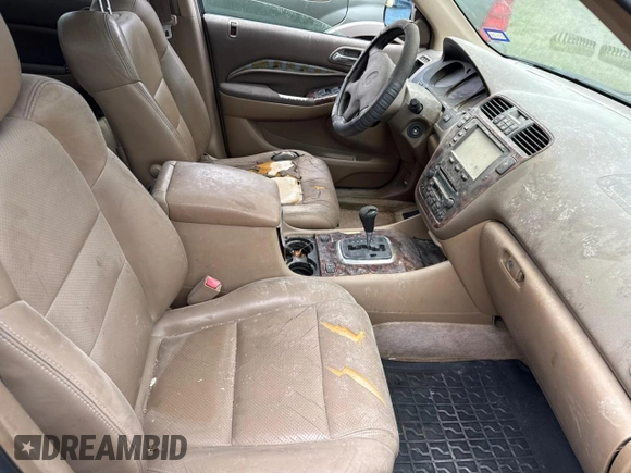 2001 Acura MDX Touring Pkg with VIN 2HNYD18661H529479, listed as a Copart auction lot 85612794 with 0 mi miles and Clean Title. Bid and sale history available at carsss.com. Image 5.