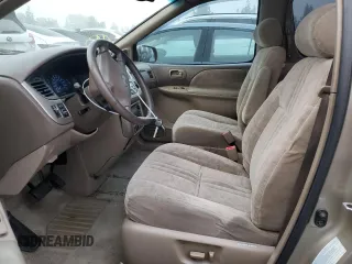 2001 Toyota Sienna LE with VIN 4T3ZF13C01U333507, listed as a Copart auction lot 86604984 with 192,377 mi miles and Salvage Title. Bid and sale history available at carsss.com. Image 7.