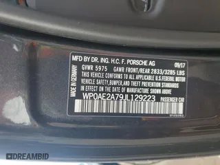 2018 Porsche Panamera 4 E-Hybrid with VIN WP0AE2A79JL129223, listed as a Copart auction lot 79005304 with 22,877 mi miles and Salvage Title. Bid and sale history available at carsss.com. Image 12.