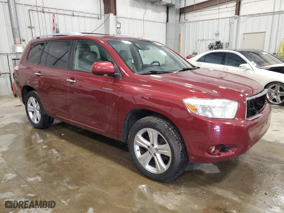 2008 Toyota Highlander Limited with VIN JTEES42AX82106755, listed as a Copart auction lot 50221375 with 223,463 mi miles and Clean Title. Bid and sale history available at carsss.com. Image 4.