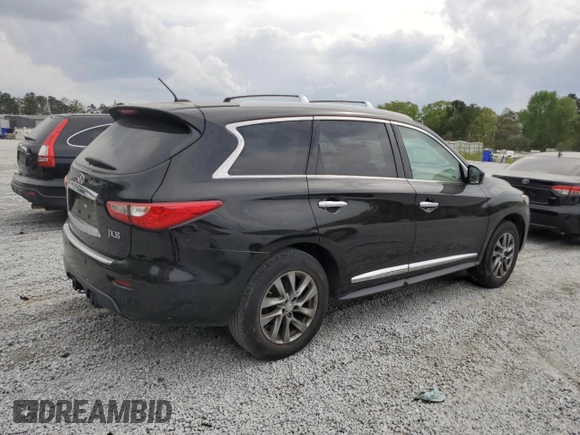 2013 Infiniti JX35 with VIN 5N1AL0MM3DC348710, listed as a Copart auction lot 51893205 with 161,003 mi miles and Clean Title. Bid and sale history available at carsss.com. Image 3.