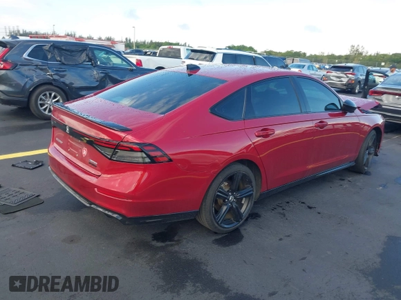 2024 Honda Accord Sport-L with VIN 1HGCY2F70RA006766, listed as a IAAI auction lot 42245622 with 28,788 mi miles and . Bid and sale history available at DreamBid. Image 4.