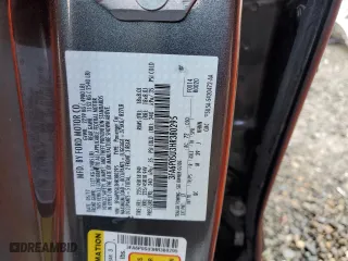 2017 Ford Fusion Energi Titanium with VIN 3FA6P0SU3HR380295, listed as a Copart auction lot 72373332 with 42,861 mi miles. Bid and sale history available at carsss.com. Image 12.