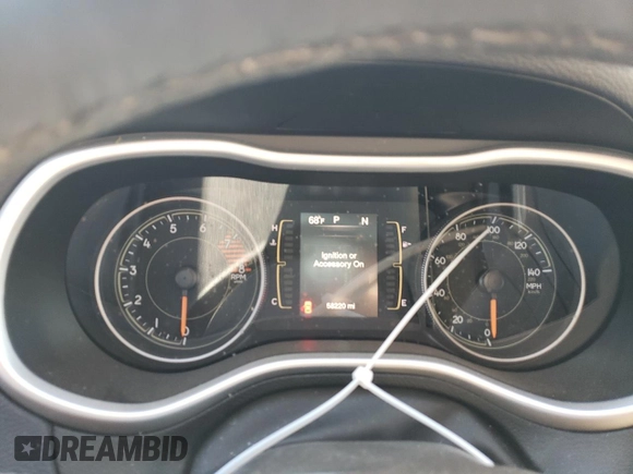2017 Jeep Cherokee Latitude with VIN 1C4PJMCS0HW631940, listed as a Copart auction lot 76422654 with 58,220 mi miles and Salvage Title. Bid and sale history available at DreamBid. Image 9.