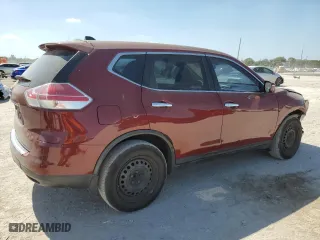 2015 Nissan Rogue S with VIN KNMAT2MT2FP504352, listed as a Copart auction lot 52797585 with 156,644 mi miles and Salvage Title. Bid and sale history available at carsss.com. Image 3.