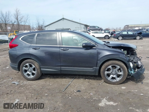 2019 Honda CR-V EX with VIN 2HKRW1H56KH507065, listed as a IAAI auction lot 41835128 with 75,093 mi miles. Bid and sale history available at carsss.com. Image 13.