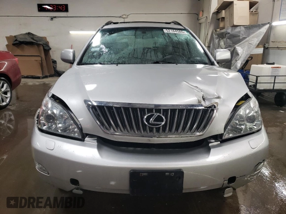2009 Lexus RX 350 with VIN 2T2HK31U09C126826, listed as a Copart auction lot 52184505 with 114,613 mi miles and Salvage Title. Bid and sale history available at DreamBid. Image 5.