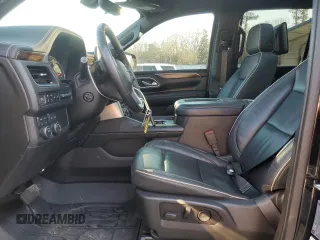 2021 Chevrolet Tahoe Premier with VIN 1GNSKSKD9MR321669, listed as a Copart auction lot 43282815 with 59,648 mi miles and Salvage title. Bid and sale history available at DreamBid. Image 7.