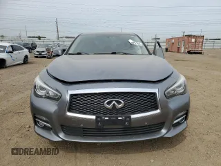2017 Infiniti Q50 Premium with VIN JN1EV7AR9HM834868, listed as a Copart auction lot 54975165 with 109,746 mi miles and Salvage title. Bid and sale history available at DreamBid. Image 5.